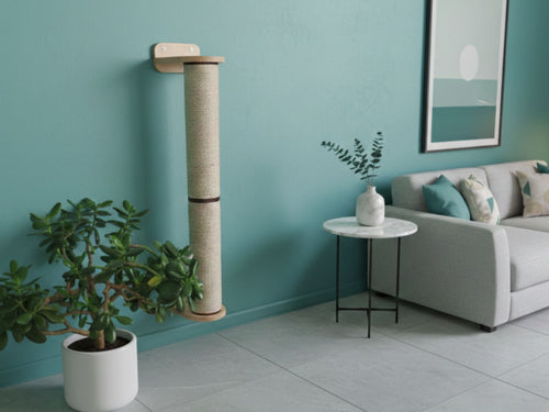 Cat Wall Scratcher Post (Wall-mounted)