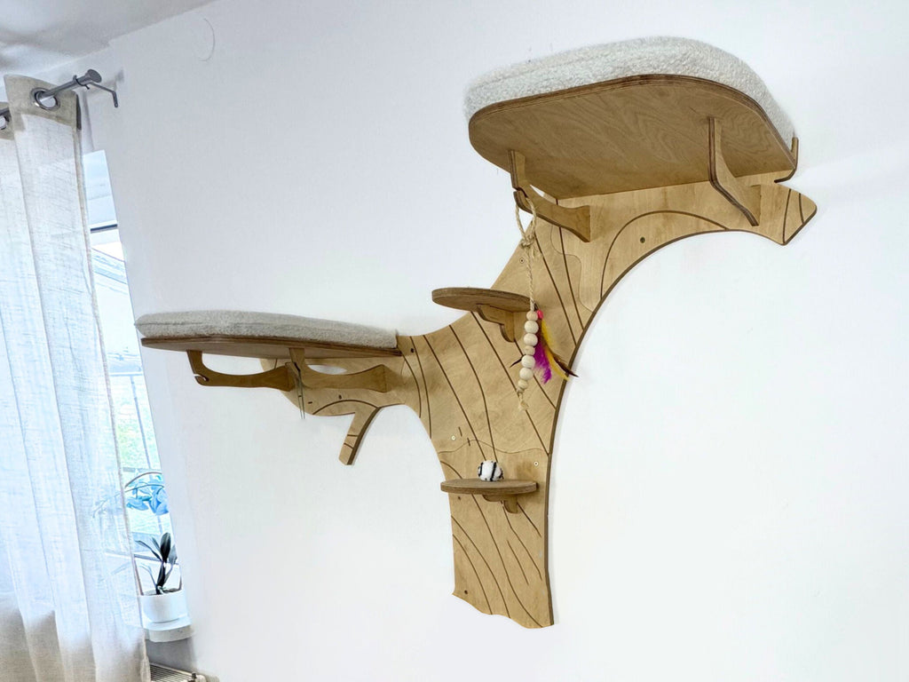 Wall Cat Tree �?Modular Climbing & Rest System