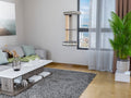 Cat Furniture with Scratching Posts, Rotating Shelves & Cozy Pads
