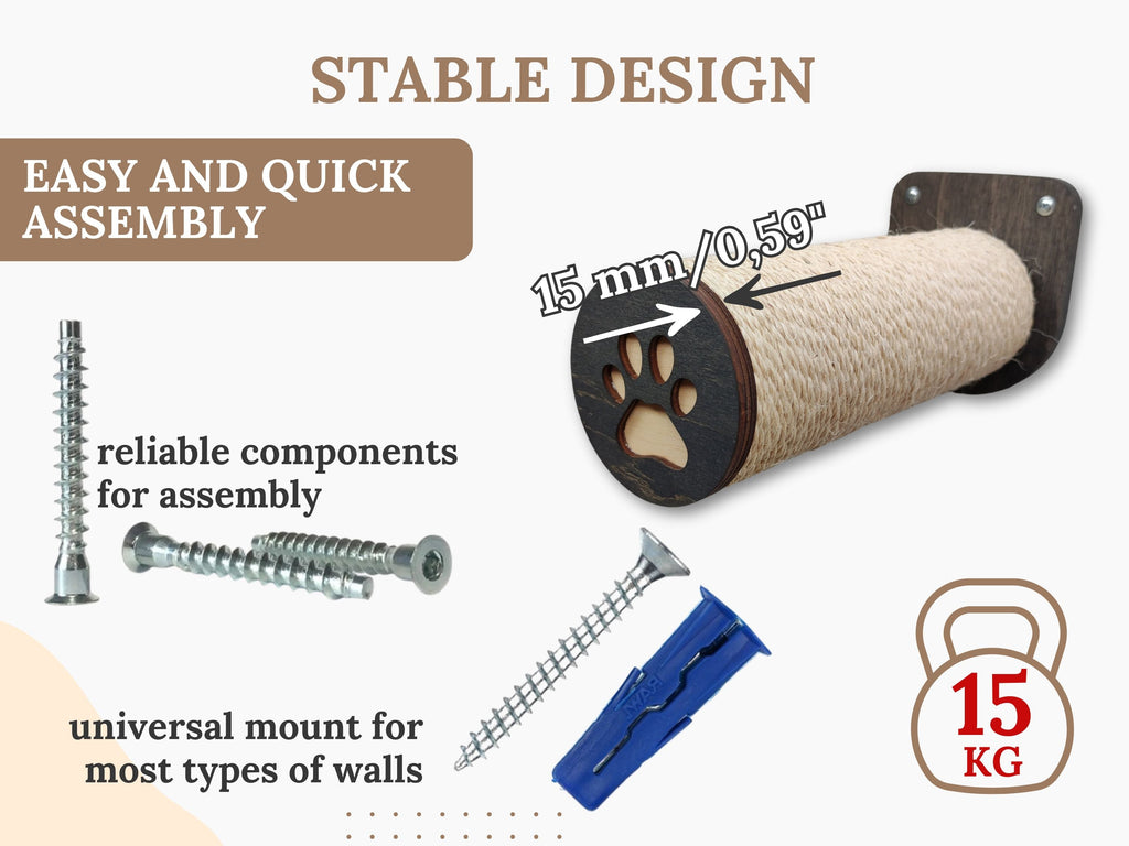 Sisal Cat Wall Step