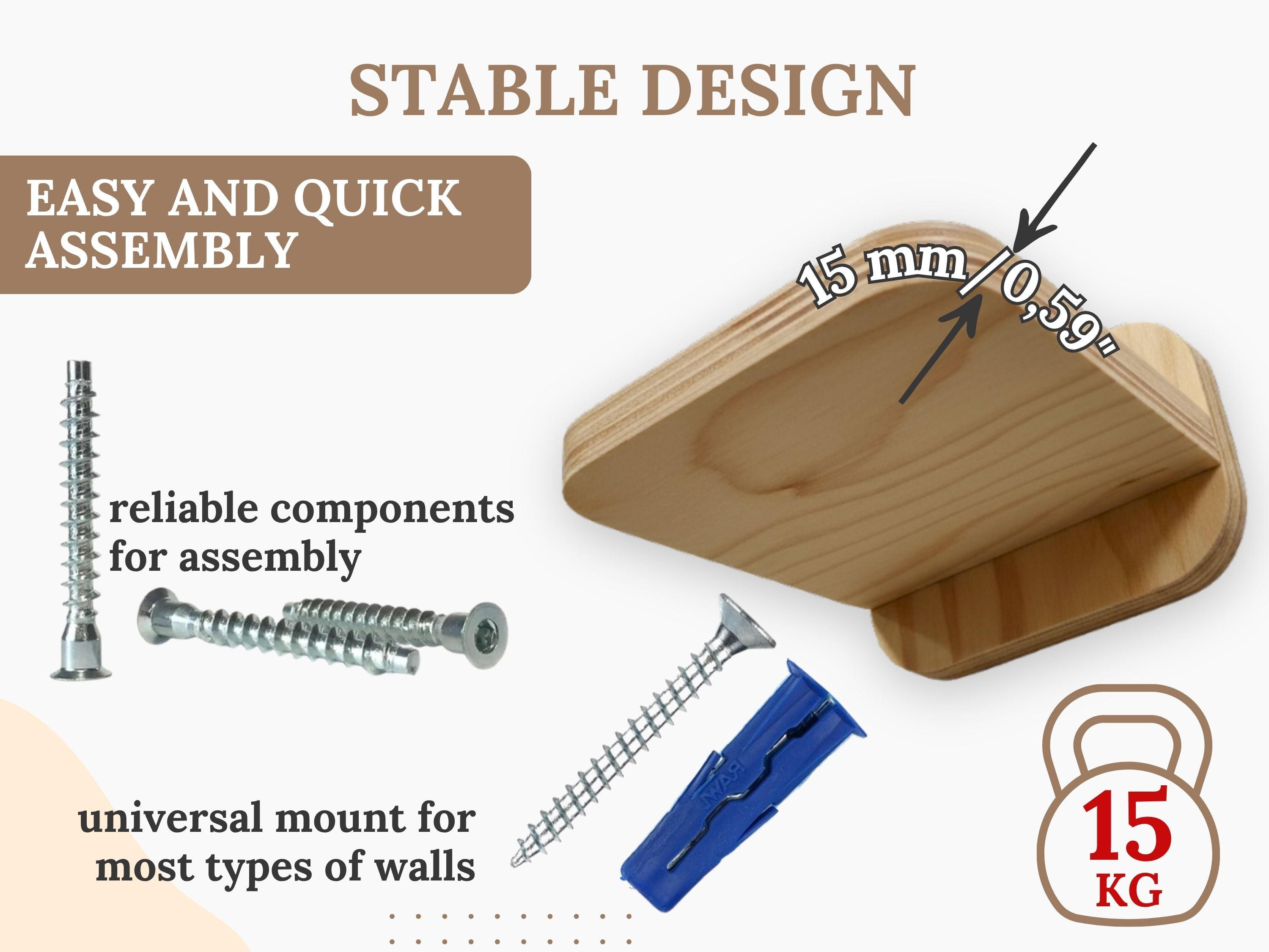 Set of 5 "mini" Cat Wall Steps