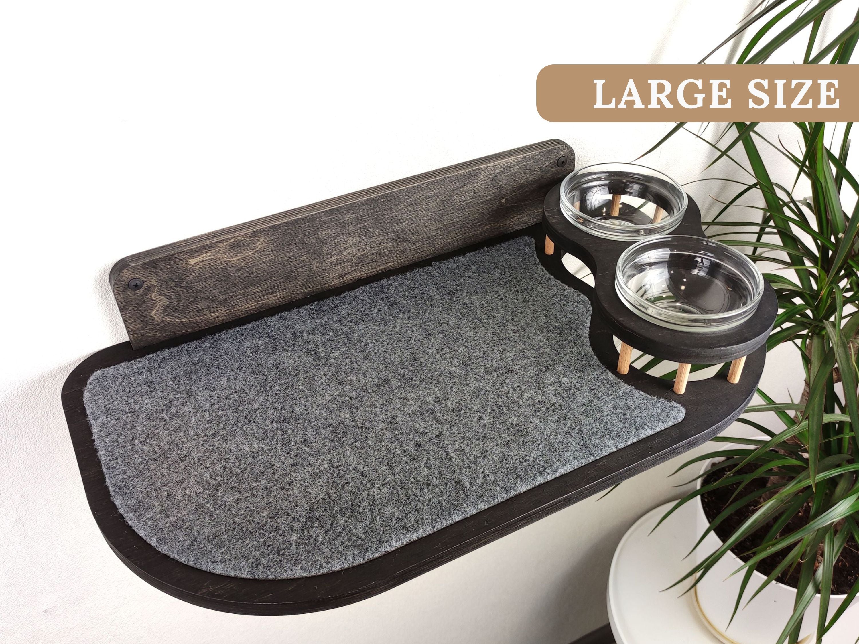 Elevated Сat Feeding Station (Wall Mounted)