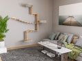 Modular Cat Tree Wall System �?Climbing Set with Bridge & Beds