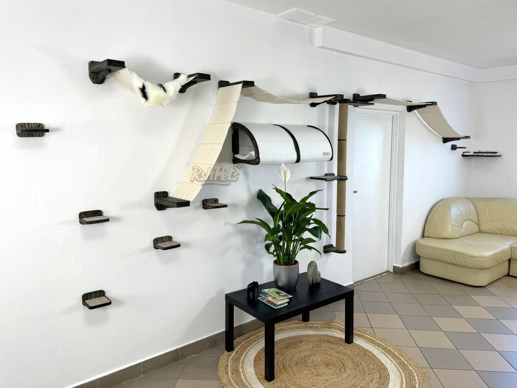 Modern Cat Wall Furniture Set �C Complete Playground for Cat