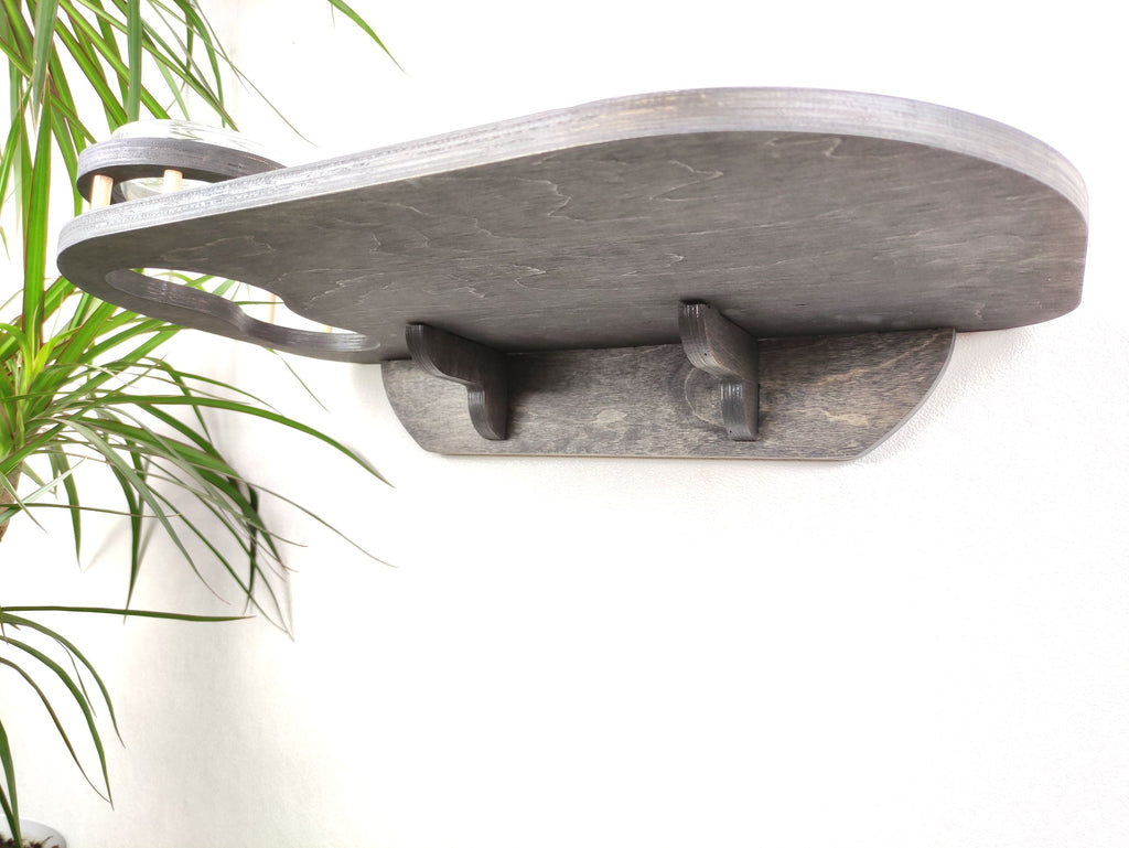 Set of Cat Wall Shelves with Food Bowls and Steps
