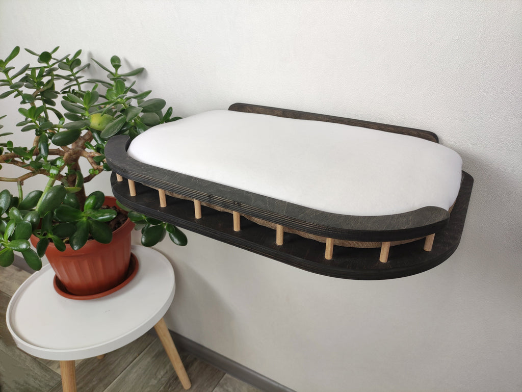 Large Wall Cat Bed With Soft Cushion