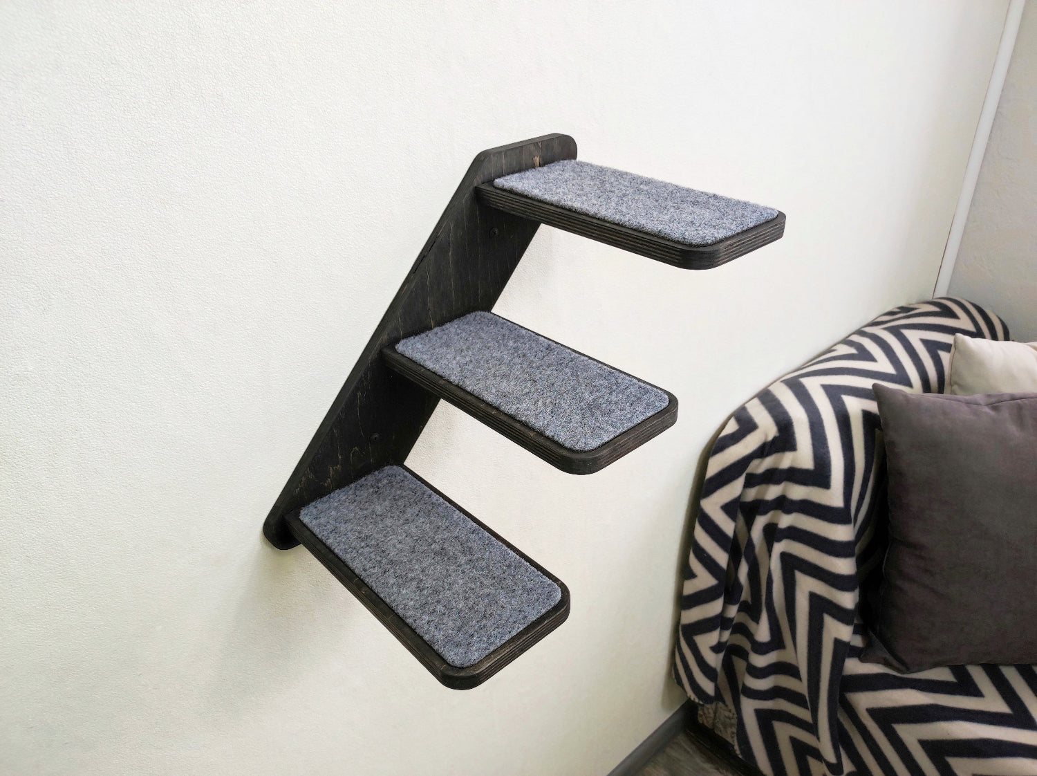 Cat wall ladder with steps