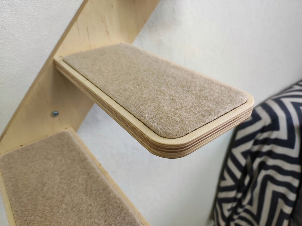 Cat wall ladder with steps