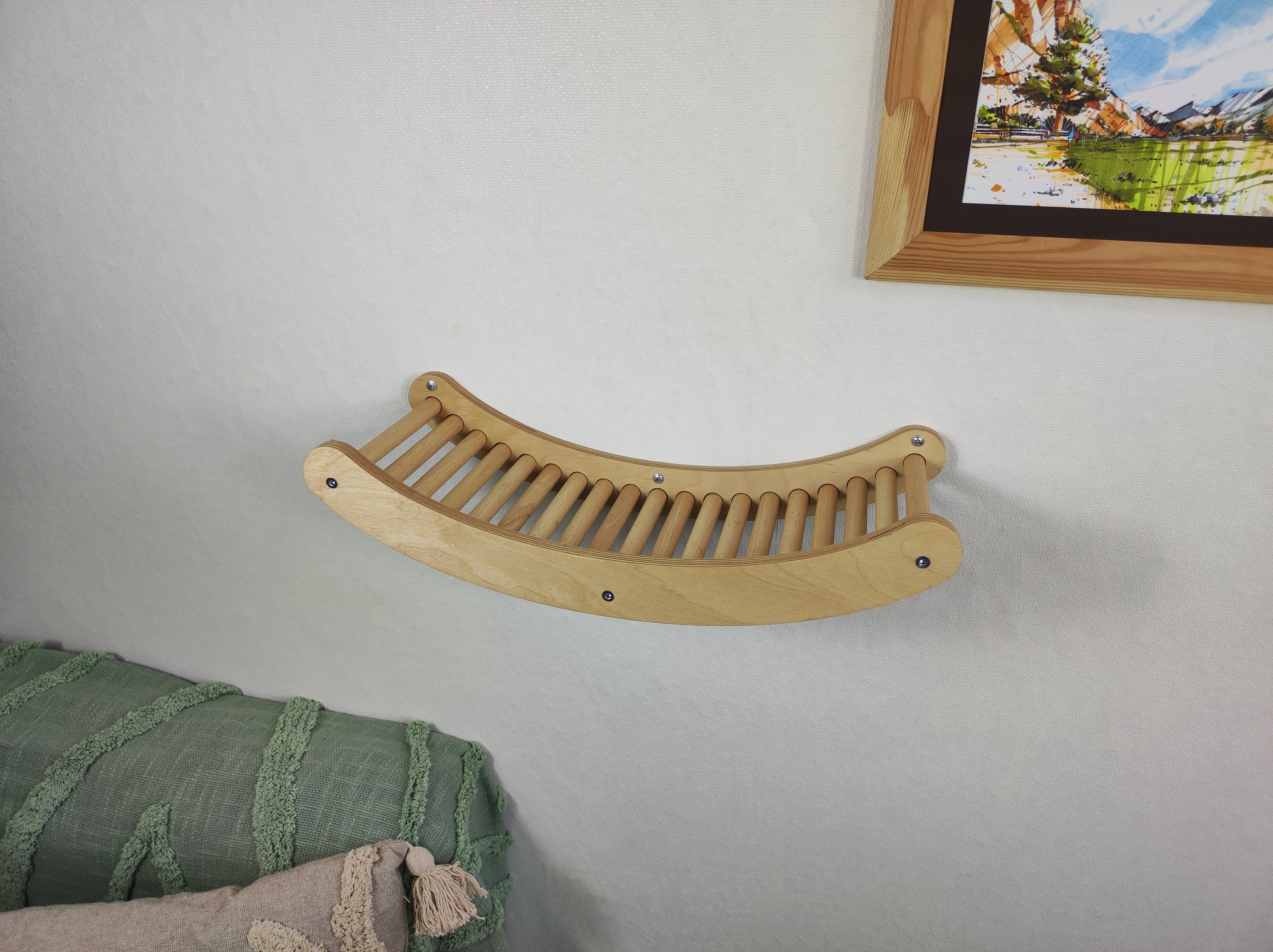 Single Wave Cat Climbing Shelf
