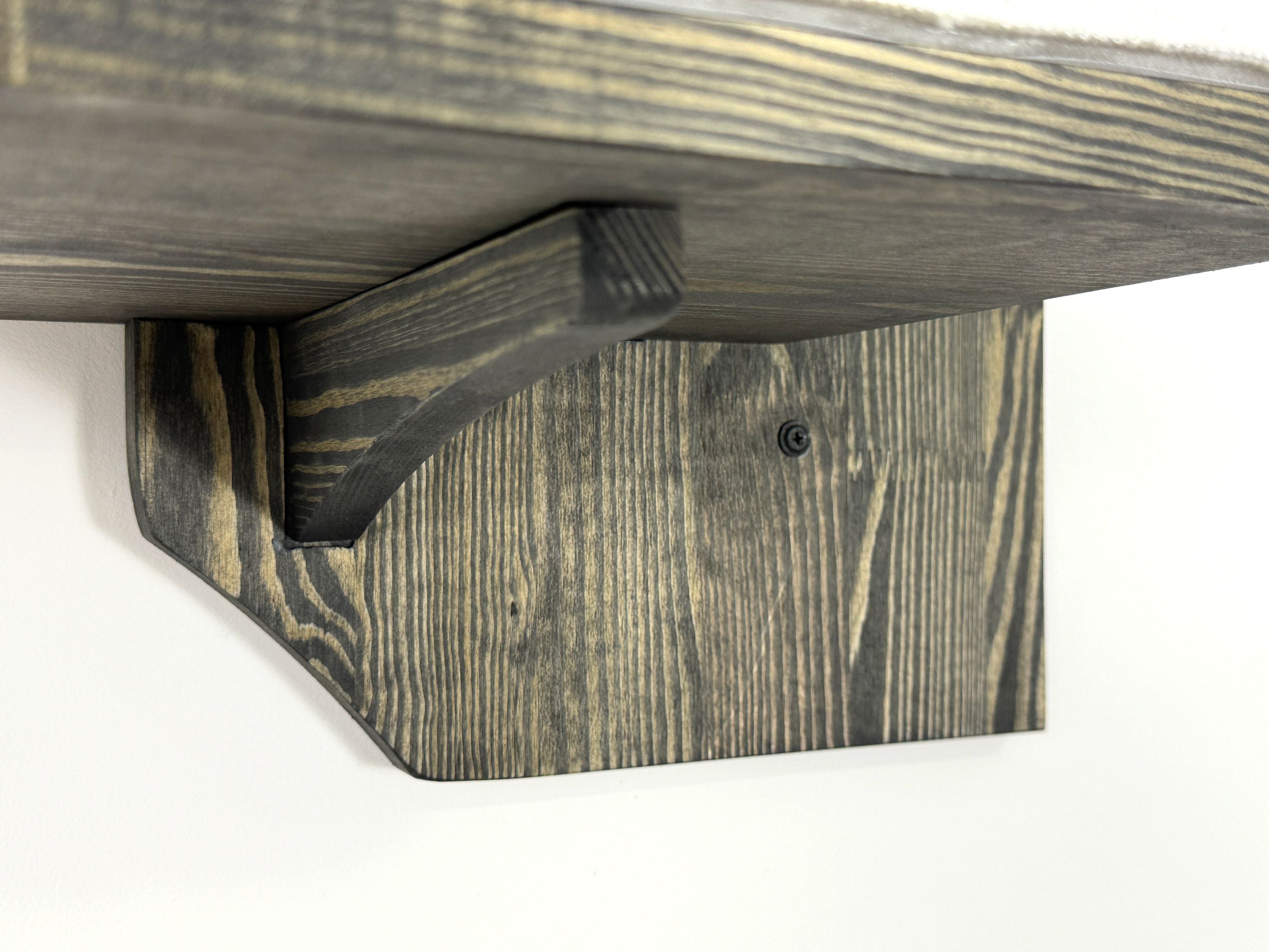 Set of Two-Level Wall Shelf with Soft Cushions