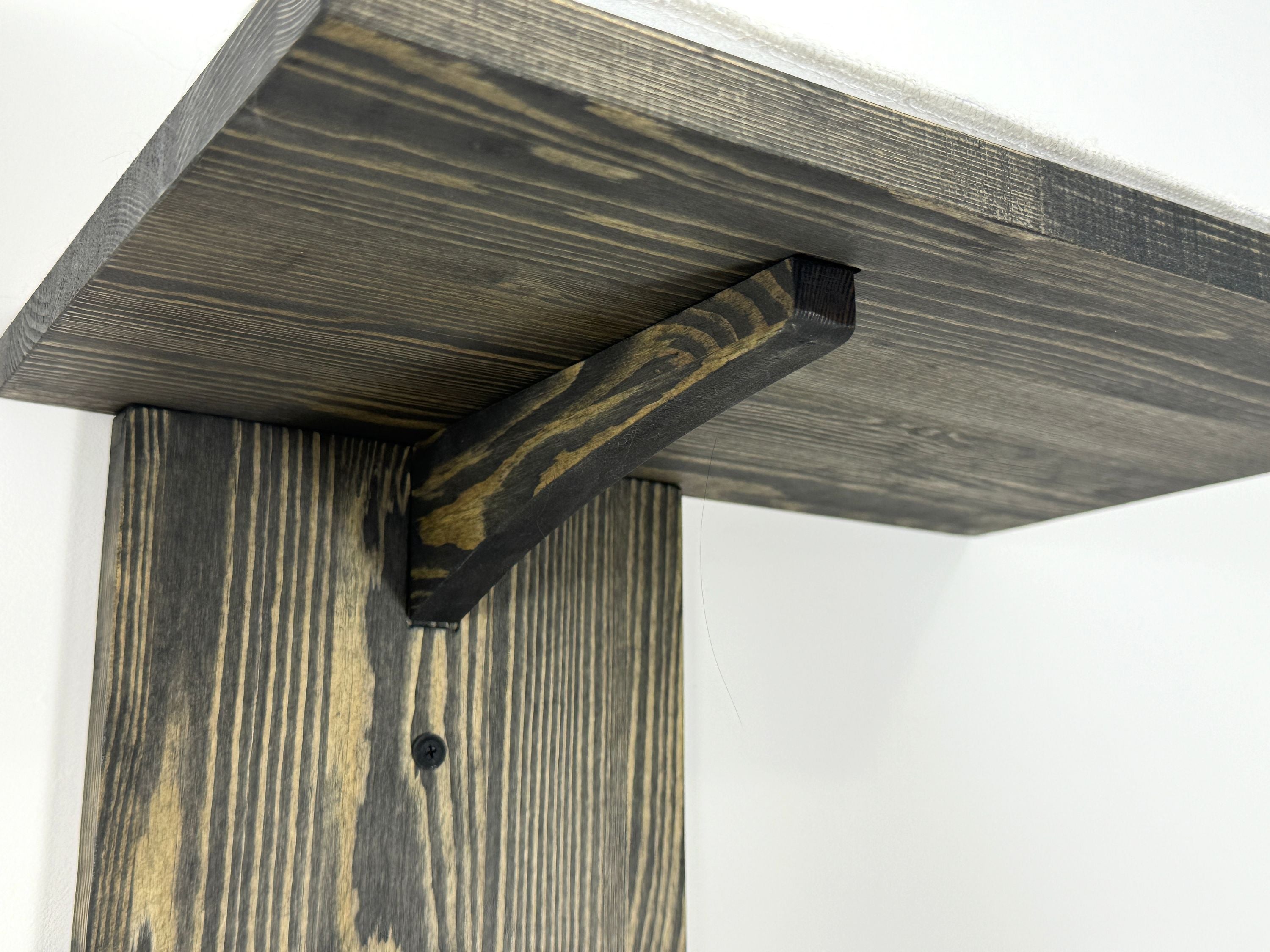 Set of Two-Level Wall Shelf with Soft Cushions