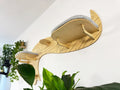 Wave Wall Mounted Cat Tree with 2 Cushioned Shelves