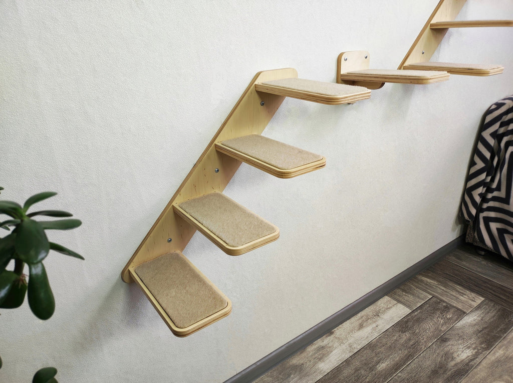 Set of Cat Ladder with Cat Wall Steps