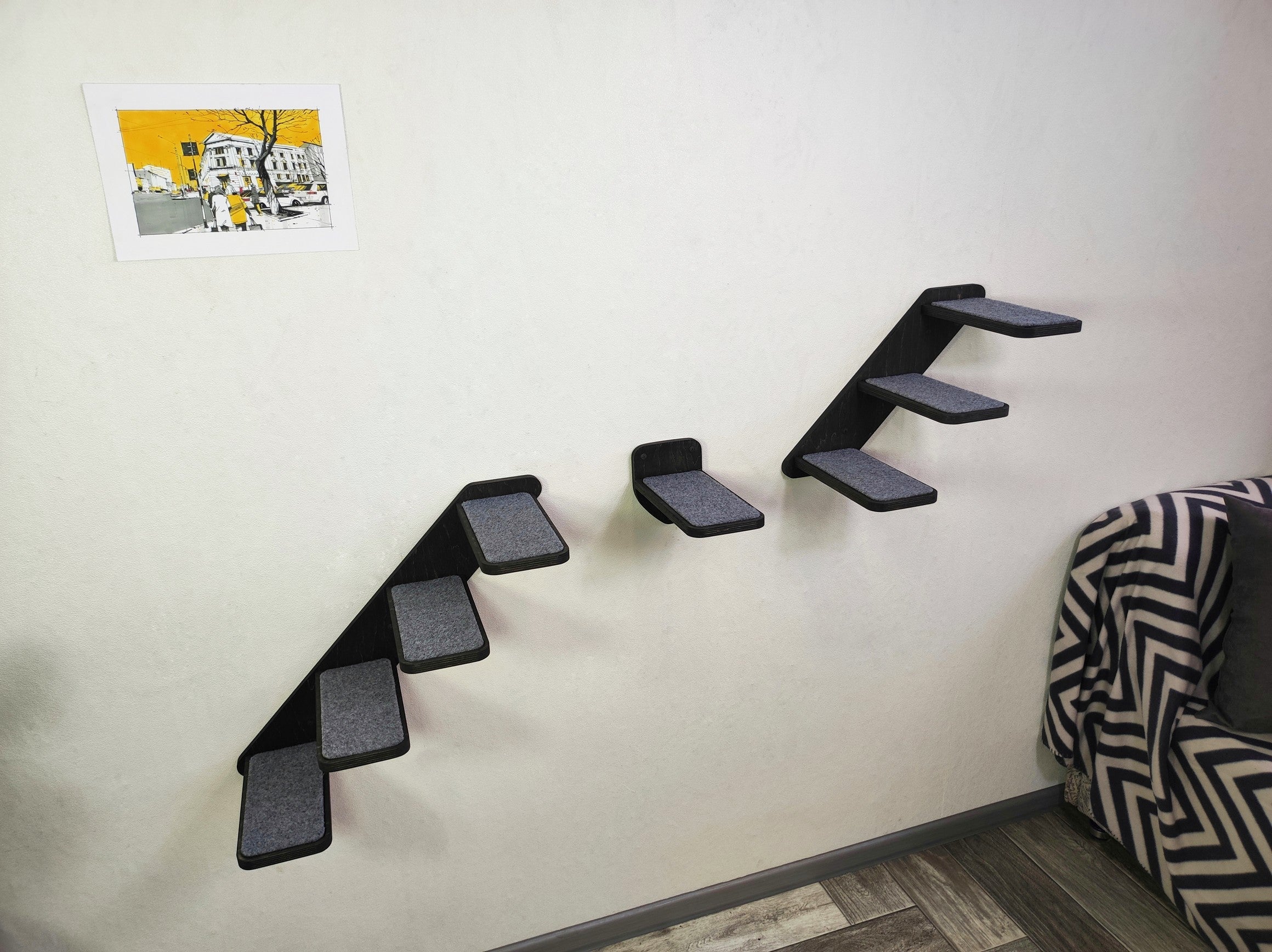 Set of Cat Ladder with Cat Wall Steps