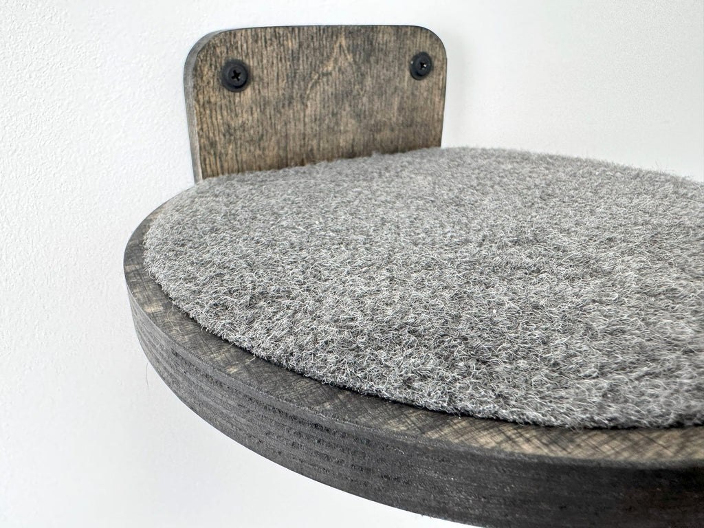 Wall Round Cat Step with Carpet