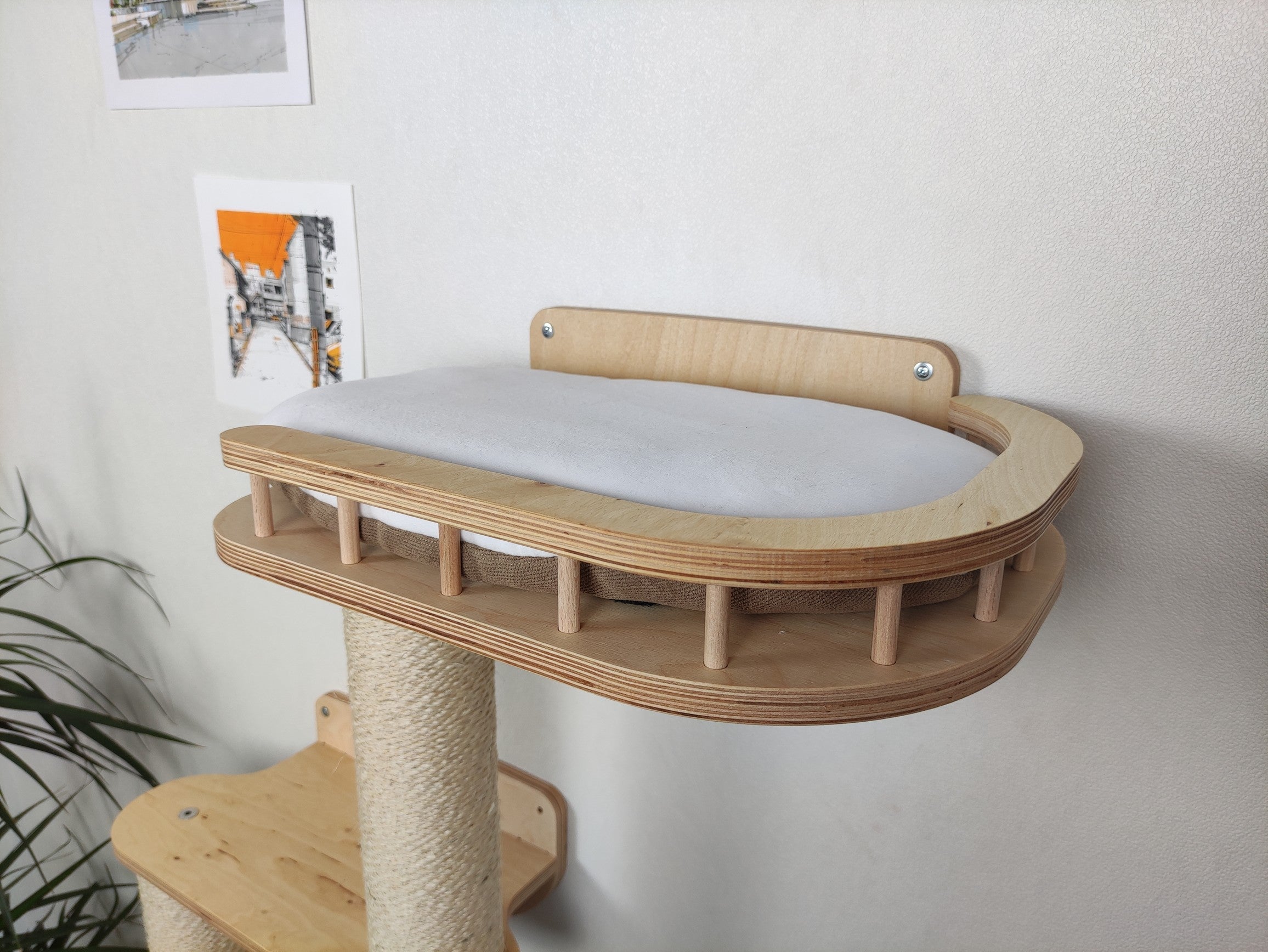 Cat Tree with Scratching Posts and Platforms