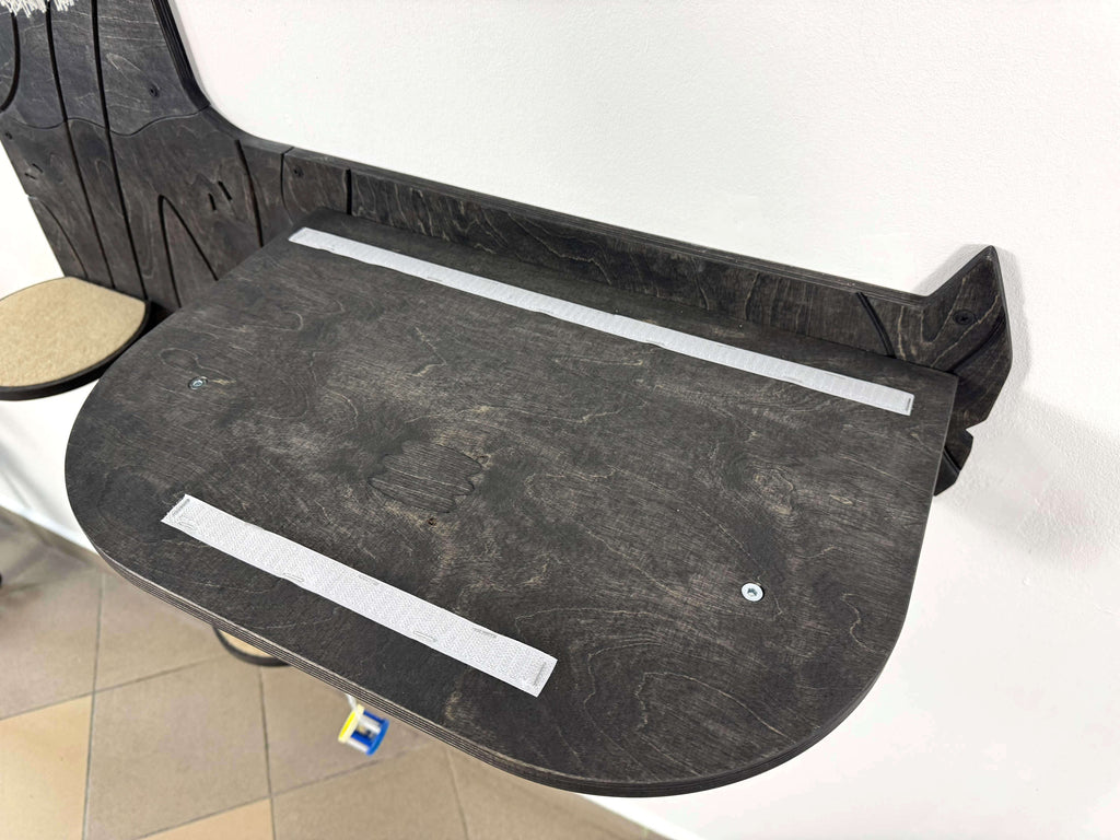 Wall Cat Tree “Climb & Lounge�?Set with Scratching Post (Half Tree Option)