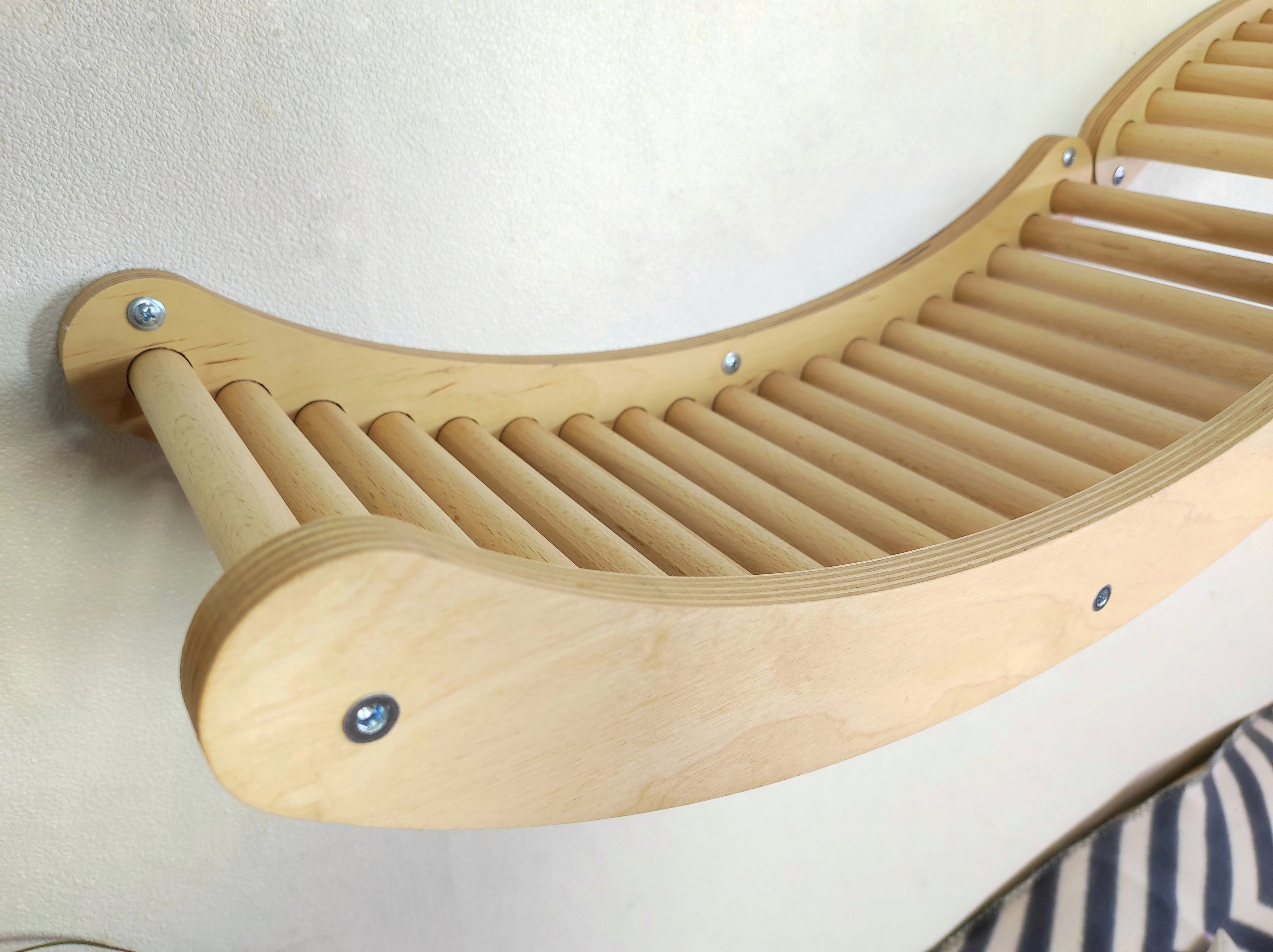 Modular Cat Climbing Shelves - Wave Perch & Step