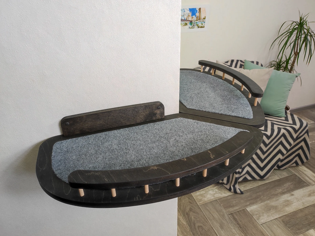 External Corner Cat Wall Shelf