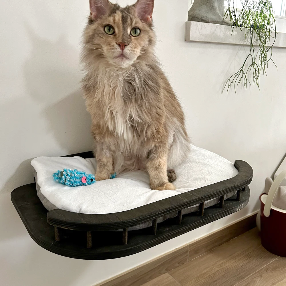 Large Wall Cat Bed With Soft Cushion