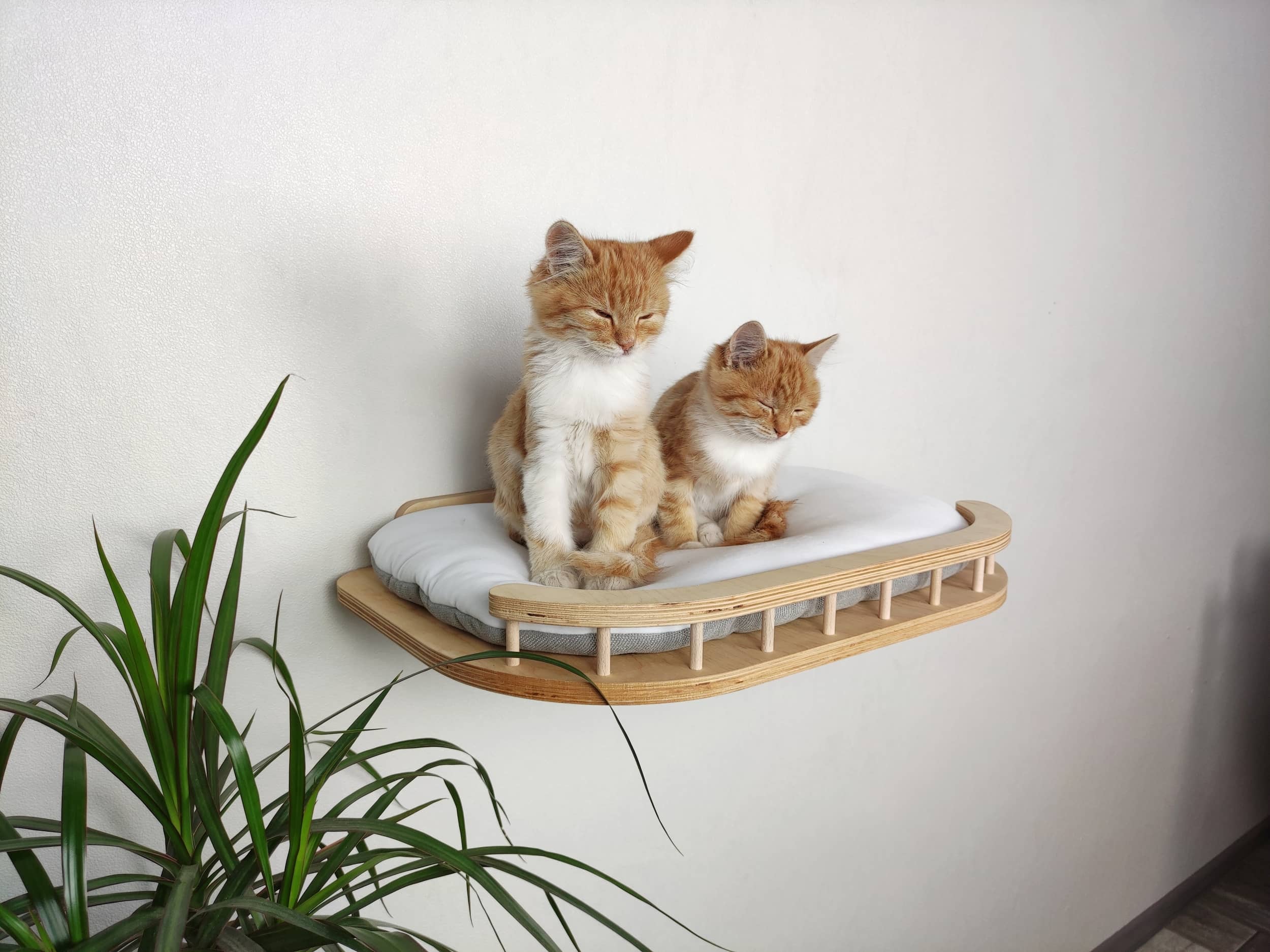 Large Wall Cat Bed With Soft Cushion